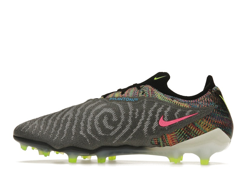 Nike Gripknit Phantom GX Elite Fusion FG Black White Blue Glow Volt