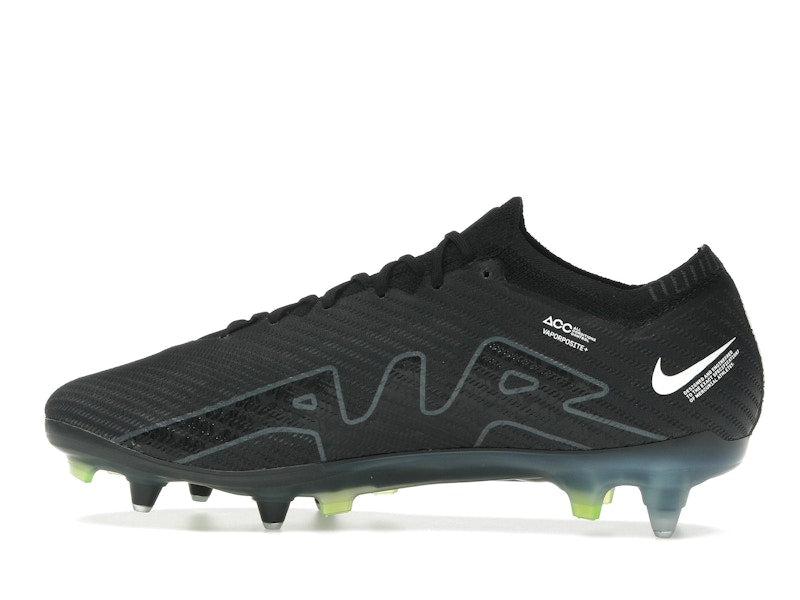 Nike Zoom Mercurial Vapor 15 Elite SG-Pro Anti-Clog Traction Black White Volt