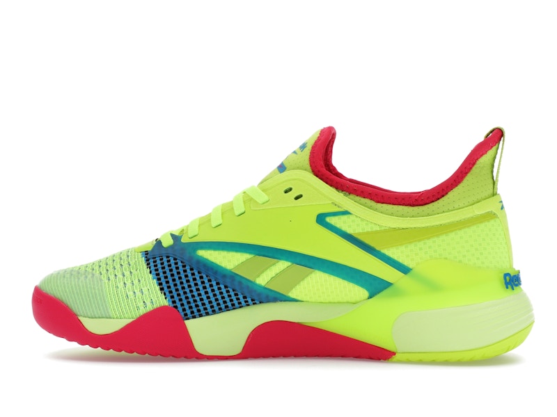 Reebok Nano Court Digital Lime Aqua Bold Pink