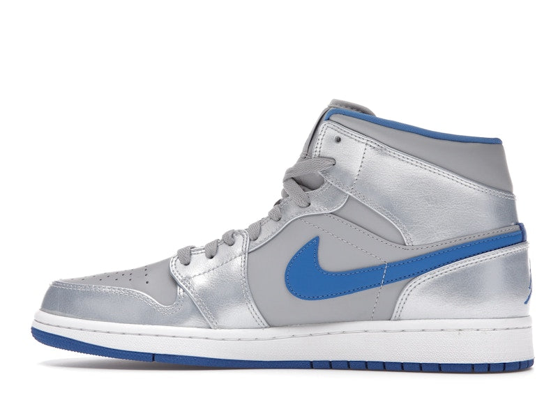 Jordan 1 Mid Wolf Grey Sport Blue