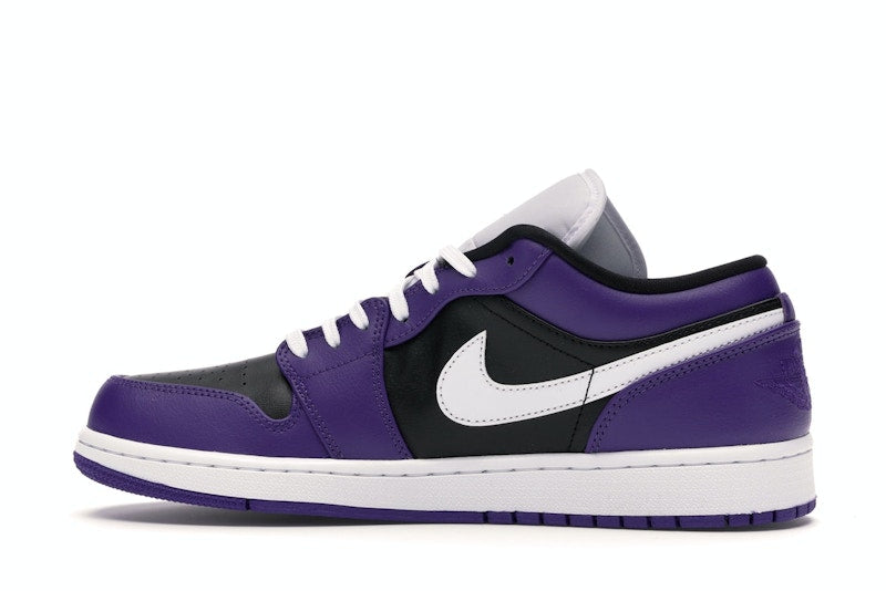 Jordan 1 Low Court Purple Black
