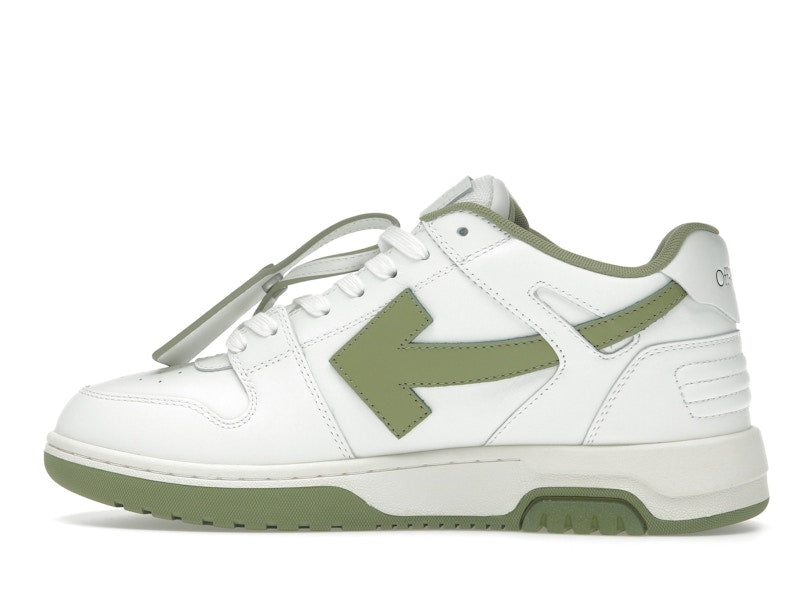 OFF-WHITE Out Of Office OOO Low Tops White Sage
