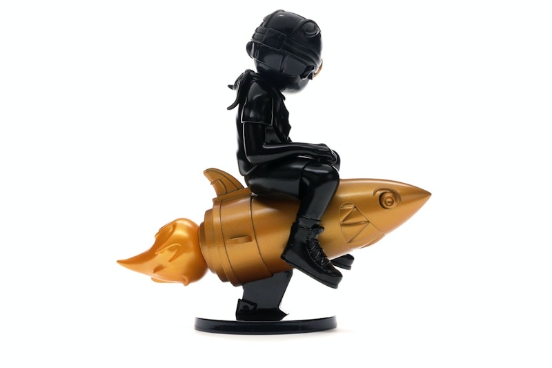 Hebru Brantley x Billionaire Boys Club x Bait Beyond The Beyond Fly Boy Figure 9 Inches Black/Gold