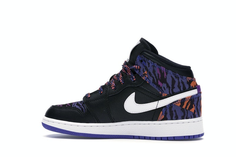 Jordan 1 Mid Multi-Color Tiger Stripe (GS)