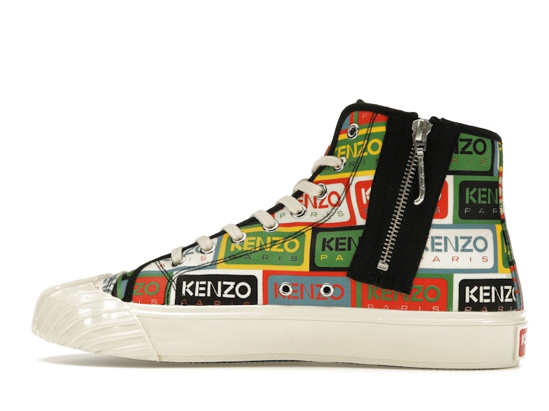 Kenzo School High Top Trainers Multi