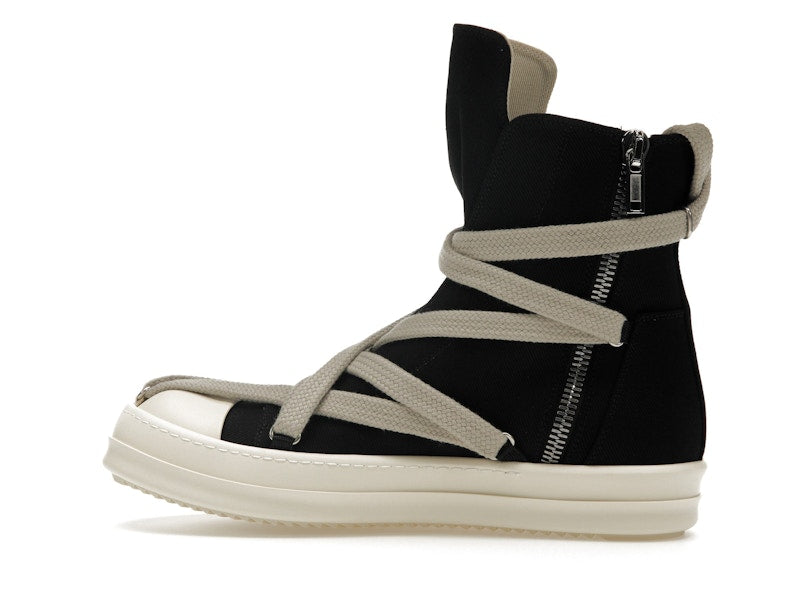Rick Owens DRKSHDW Hexa High Black Pearl Milk Fat Lace