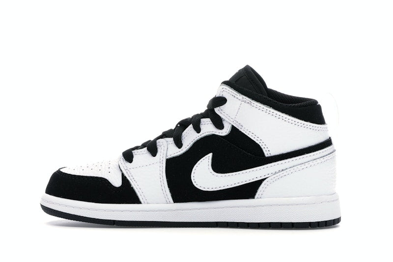 Jordan 1 Mid White Black (PS)