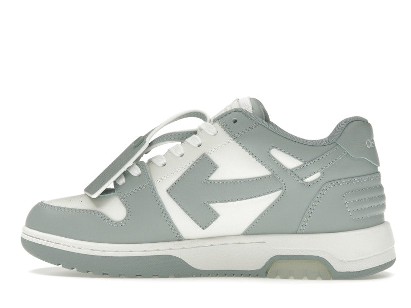 OFF-WHITE Out Of Office OOO Low Tops White Grey