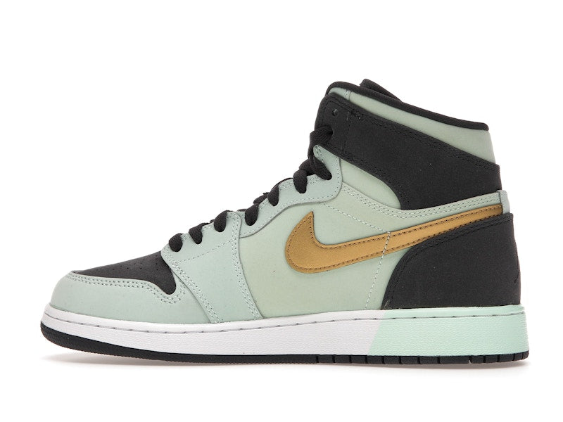 Jordan 1 Retro High Mint Foam Anthracite Metallic Gold (GS)