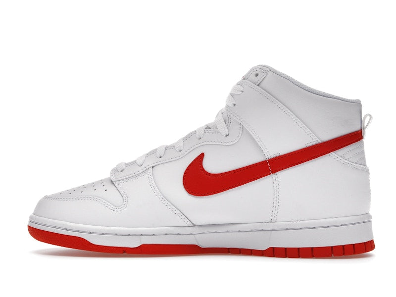 Nike Dunk High White Picante Red