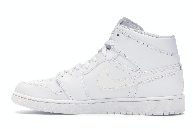 Jordan 1 Mid White/Pure Platinum