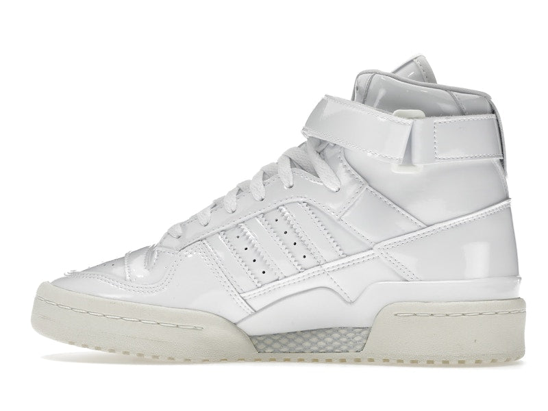 adidas Forum Mid Triple White Patent Leather (Women's)