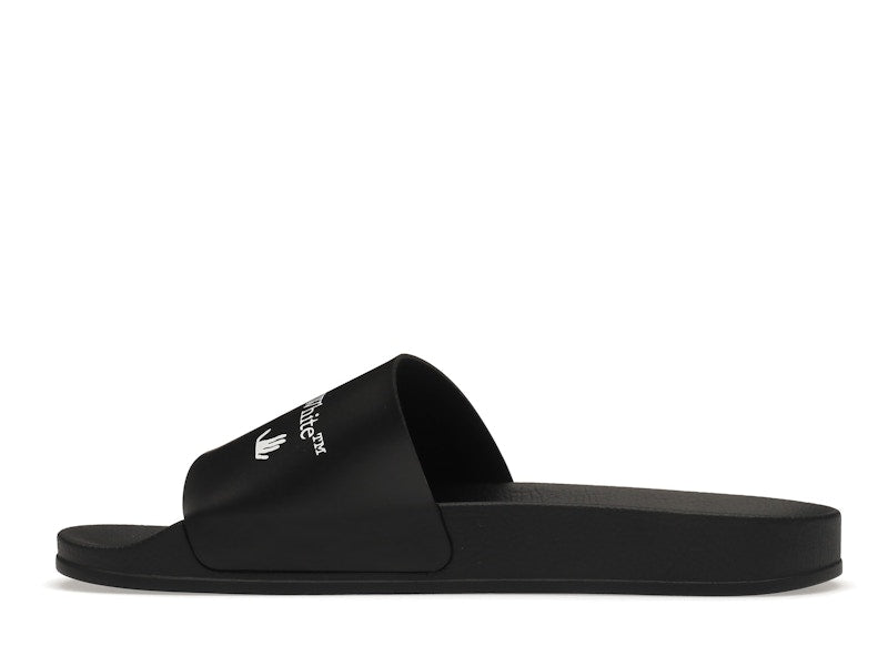 OFF-WHITE Drowning Man Logo Slides Black White FW21