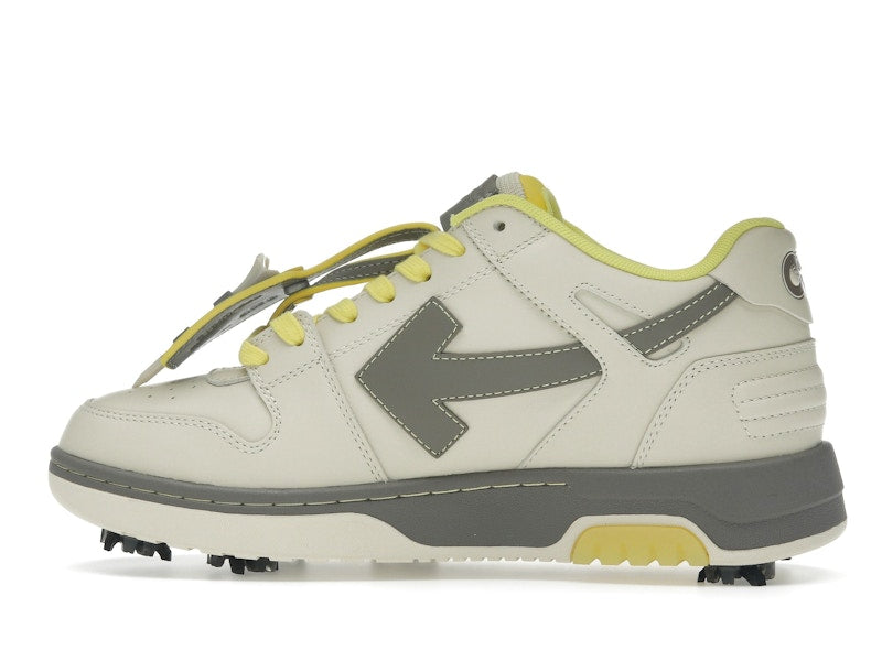 OFF-WHITE Out Of Office OOO Low Tops Golf Paris Hilinski Gray Yellow