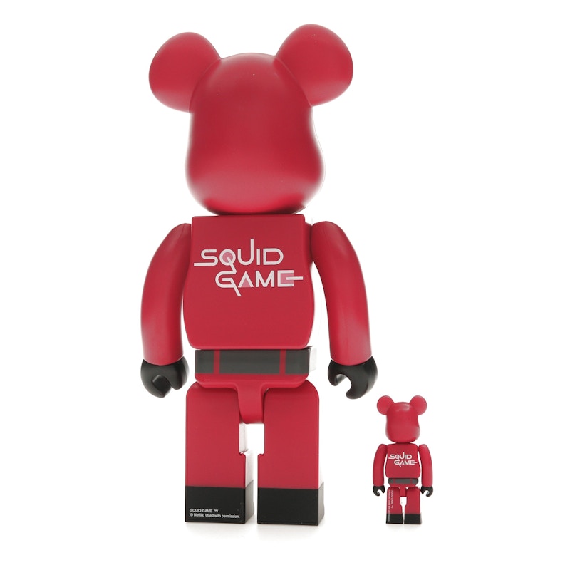 Bearbrick x Squid Game Guard (Triangle) 100% & 400% Set