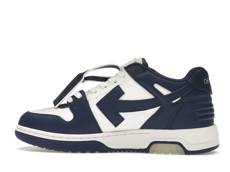 OFF-WHITE Out Of Office OOO Low Tops White Royal Blue