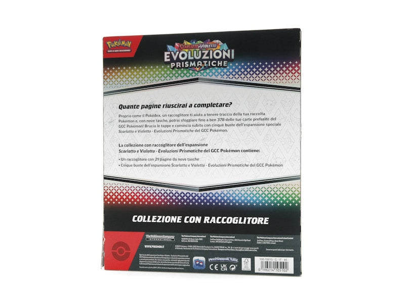 Pokémon Scarlet & Violet Prismastic Evolution Binder Collection (Italian)