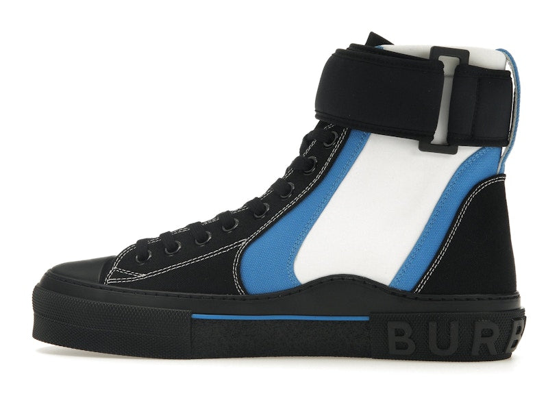 Burberry Sub High-Top Laced-Up Trainer Black Blue White