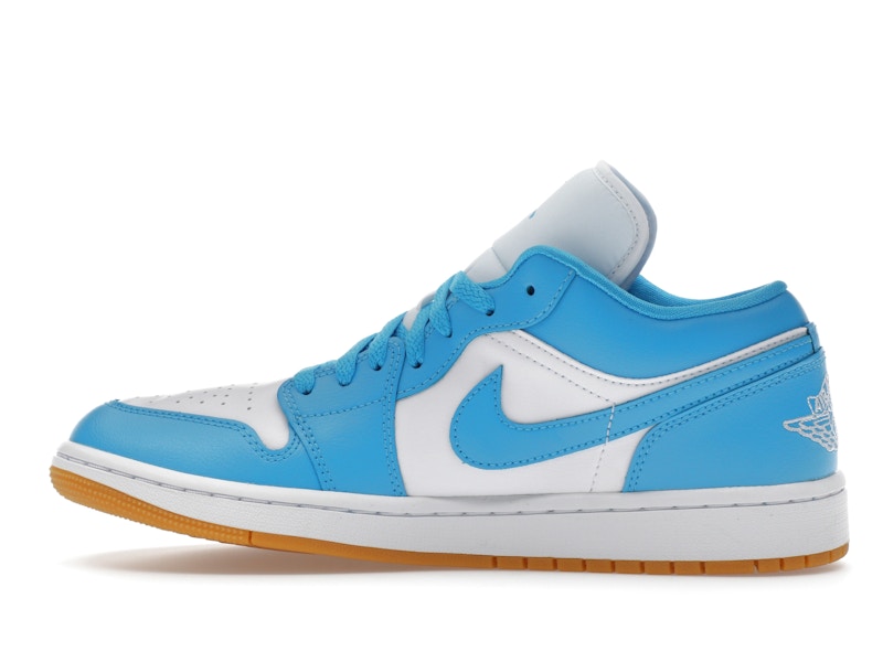 Jordan 1 Low White Gum Light Brown Dark Powder Blue (Women's)