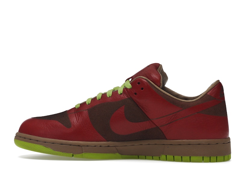 Nike Dunk Low 1-Piece Laser Varsity Red Chartreuse