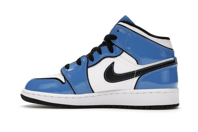 Jordan 1 Mid Signal Blue (GS)