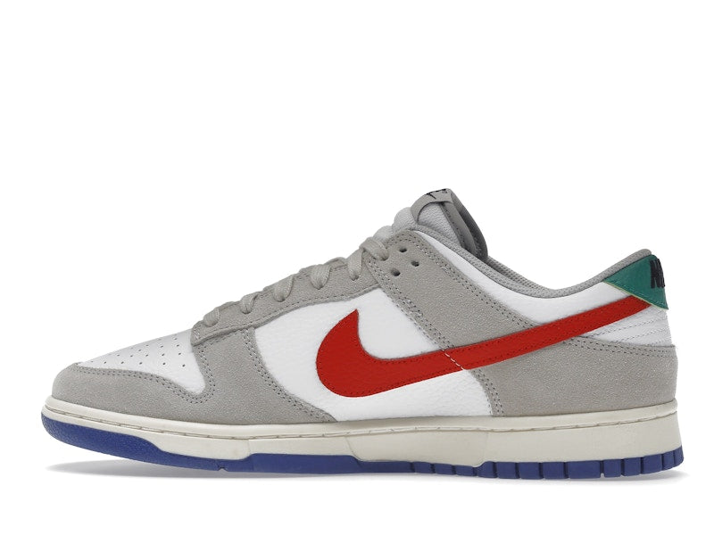 Nike Dunk Low Light Iron Ore Red Blue