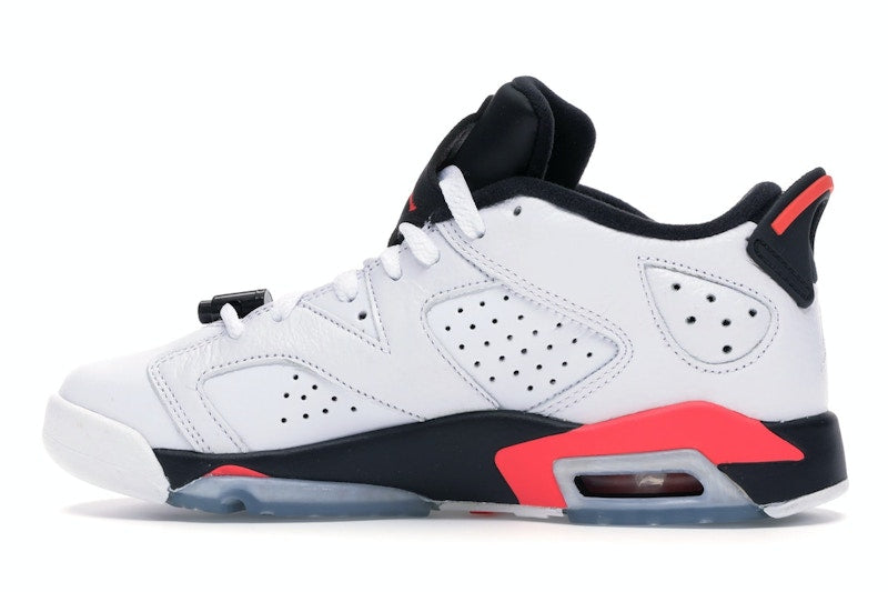 Jordan 6 Retro Low White Infrared 23 Black (GS)