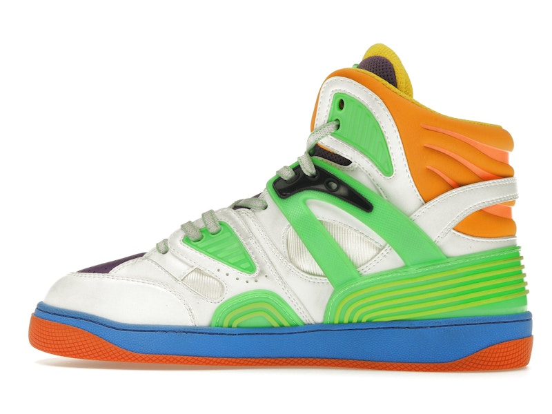 Gucci Basket White Demetra Green Purple Orange Blue