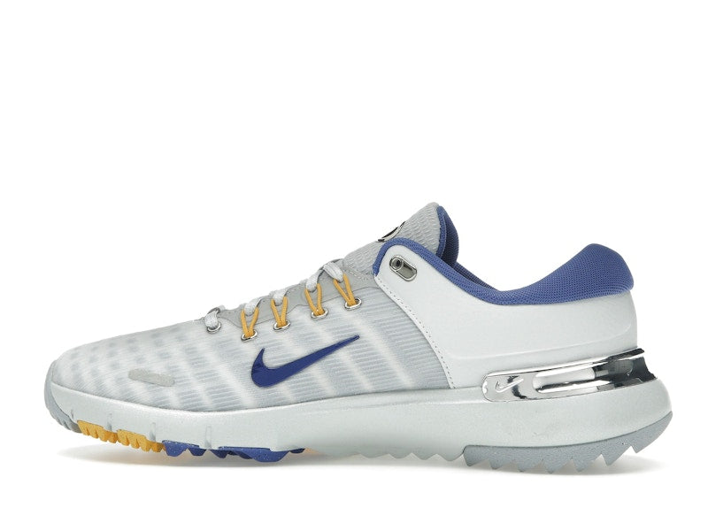 Nike Free Golf Pure Platinum University Gold Wolf Grey Astronomy Blue