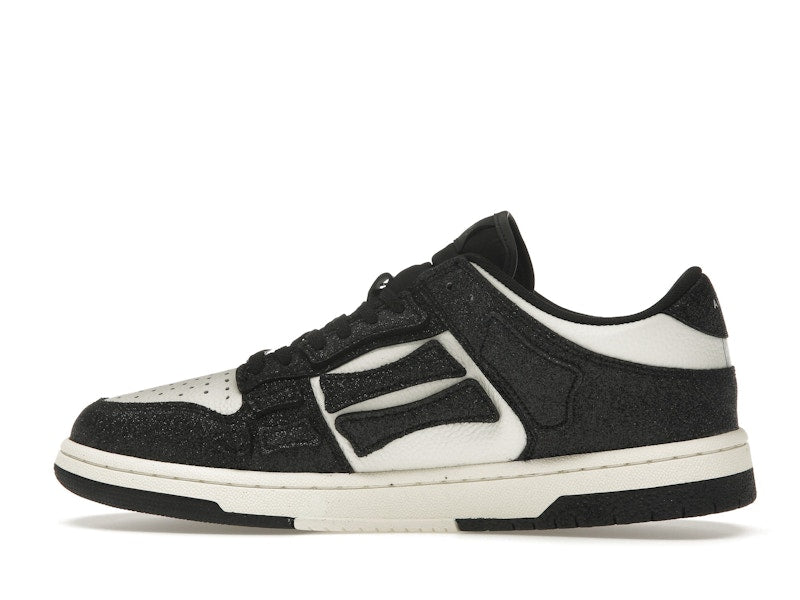 AMIRI Skel Top Low Shimmer Black White