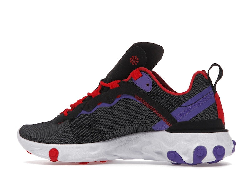 Nike React Element 55 Black University Red (Women's)