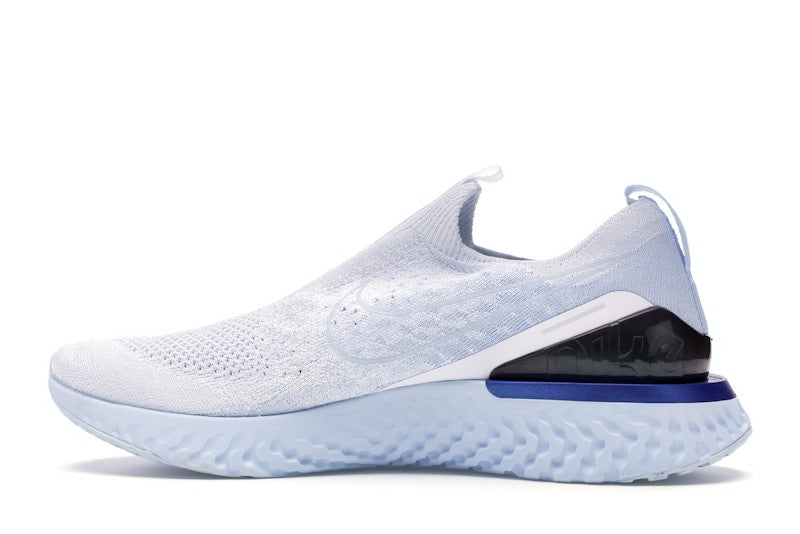 Nike Epic React Moc Flyknit White Hydrogen Blue