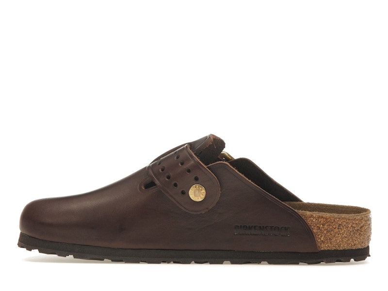 Birkenstock Boston Bold Leather Roast Brown