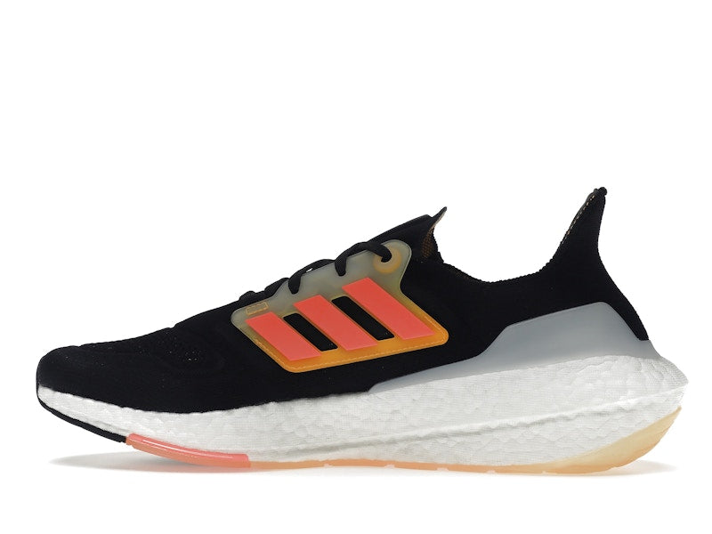 adidas Ultra Boost 22 Black Turbo Flash Orange