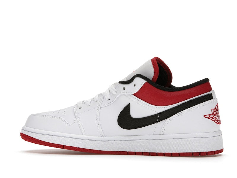 Jordan 1 Low White University Red Black
