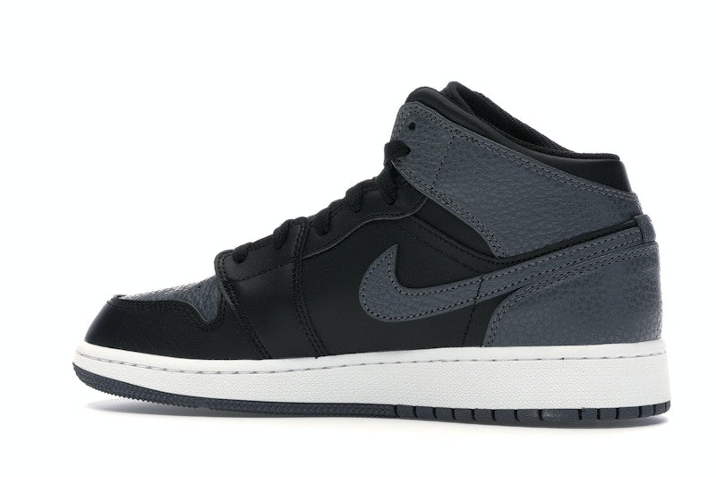 Jordan 1 Mid Black Dark Grey (GS)