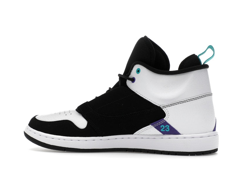 Jordan Fadeaway Black White Grape