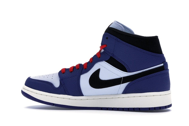 Jordan 1 Mid Deep Royal Blue Black