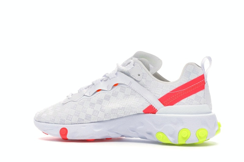 Nike React Element 55 White Crimson Volt