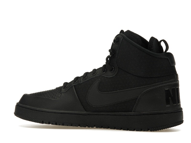 Nike Court Borough Mid Winter Triple Black