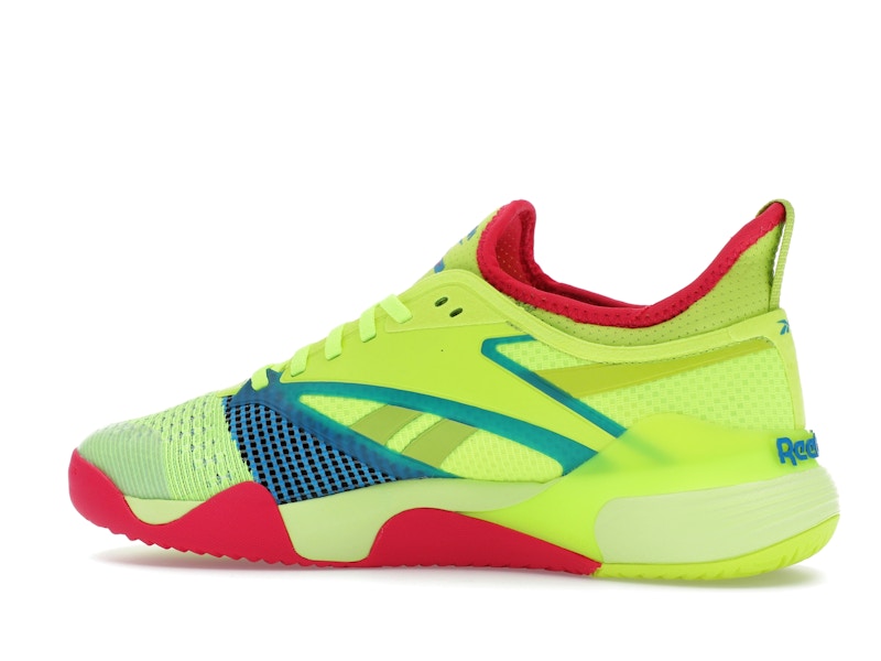 Reebok Nano Court Digital Lime Aqua Bold Pink