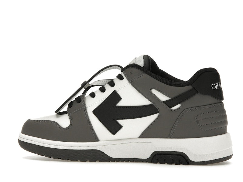 OFF-WHITE Out Of Office OOO Low Tops Dark Gray Black