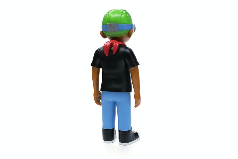 Hebru Brantley x Mindstyle Fly Boy Black Tee Vinyl Figure Multi