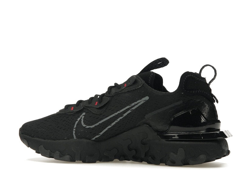 Nike React Vision Black Grey Swoosh