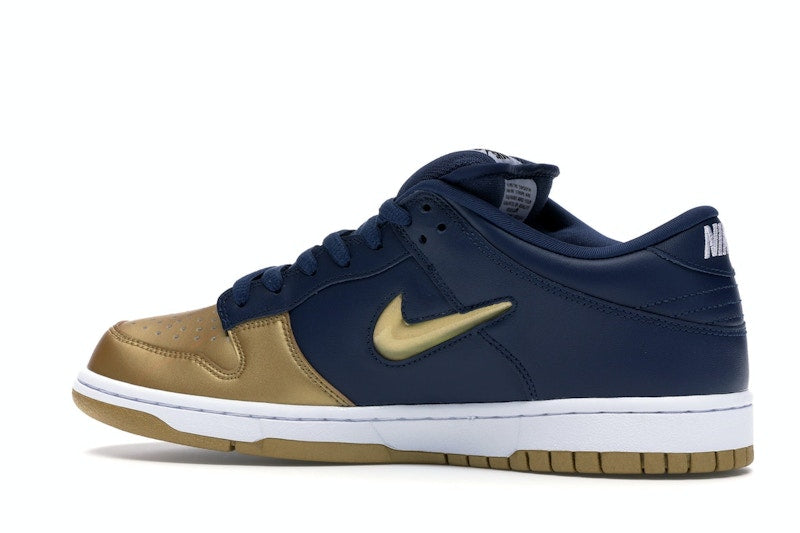 Nike SB Dunk Low Supreme Jewel Swoosh Gold