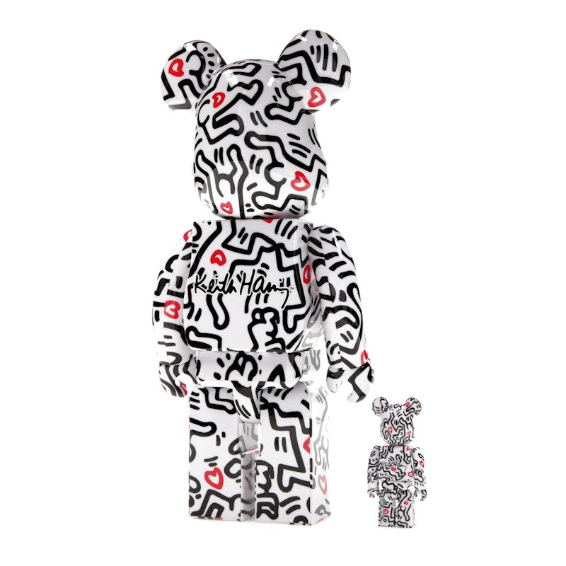 Bearbrick Keith Haring #8 100% & 400% Set