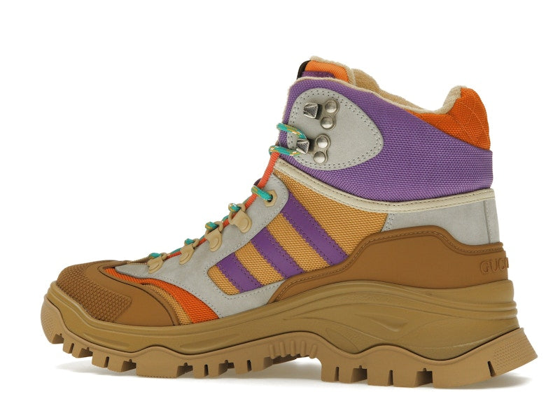 Gucci x Adidas Laced Up Boots Brown Purple (Women's)