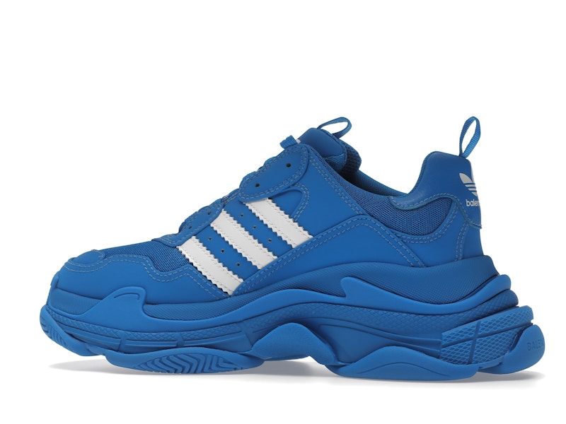 Balenciaga x adidas Triple S Blue White