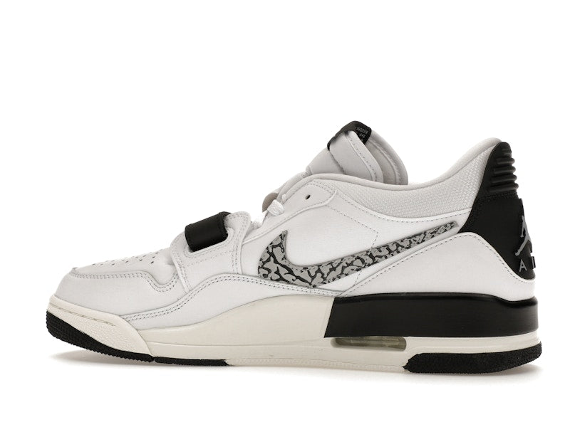 Jordan Legacy 312 Low White Black Elephant Swoosh