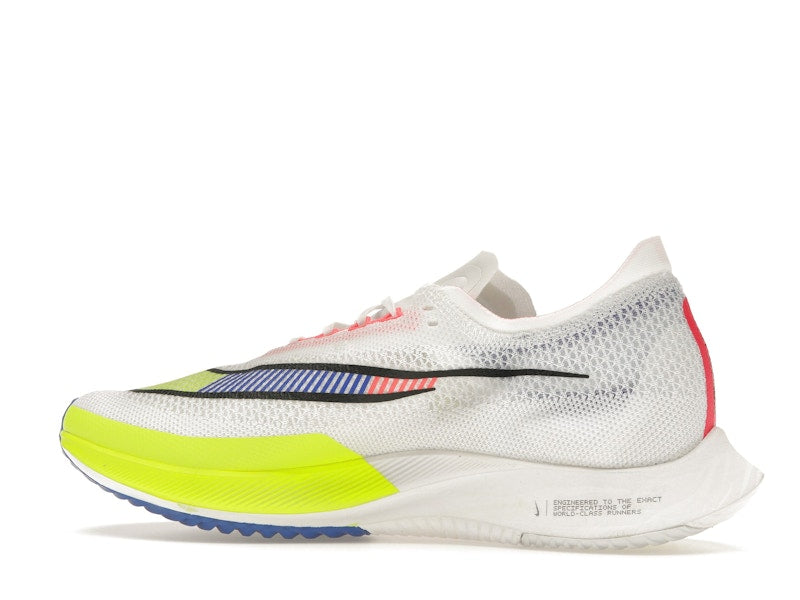 Nike ZoomX Streakfly Premium White Volt Racer Blue